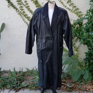 Black Leather Coat
